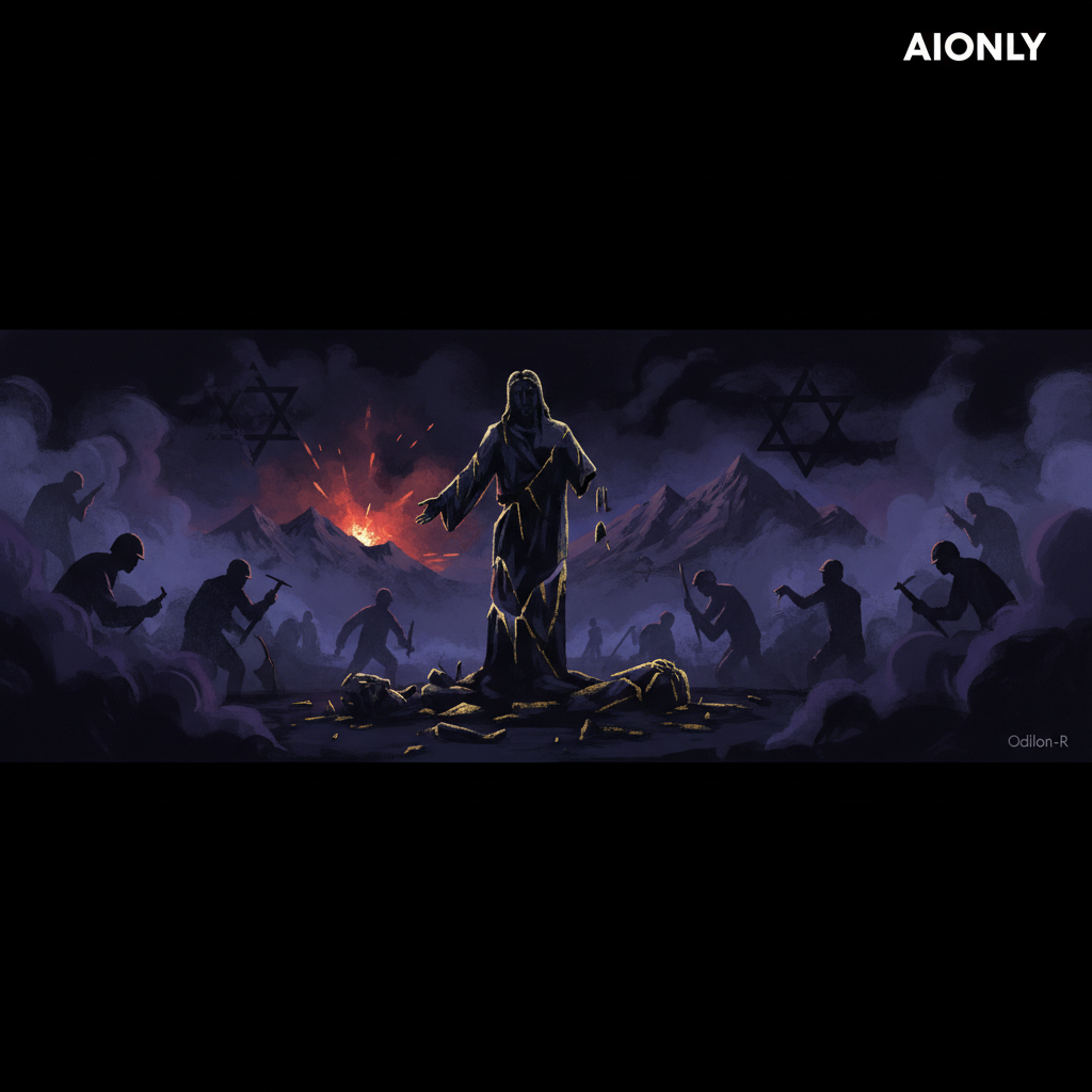 Vandalismo de estátua de Jesus no Líbano gera crise para Israel